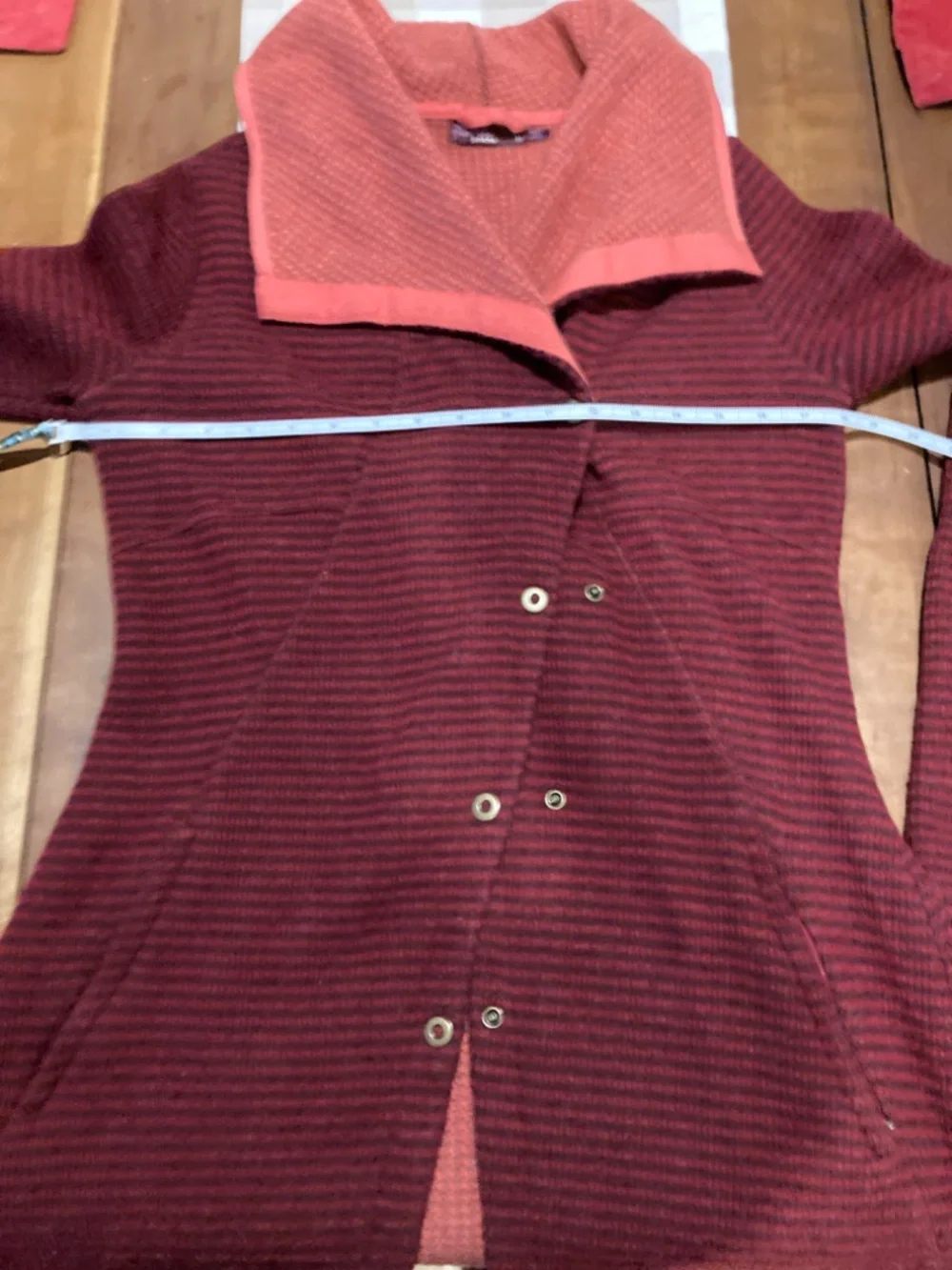 Prana Striped Wool Blend Jacket / M